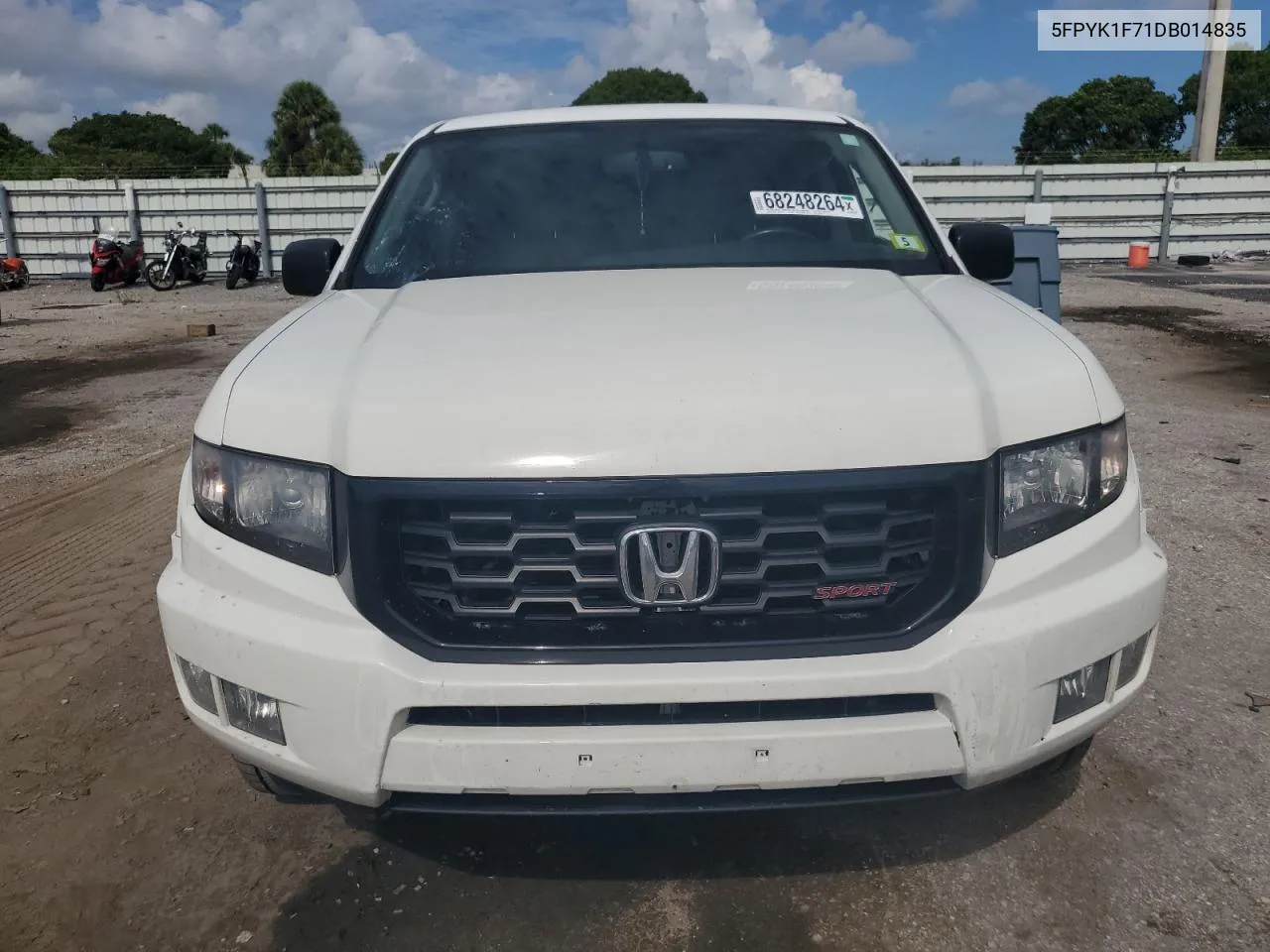 2013 Honda Ridgeline Sport VIN: 5FPYK1F71DB014835 Lot: 68248264