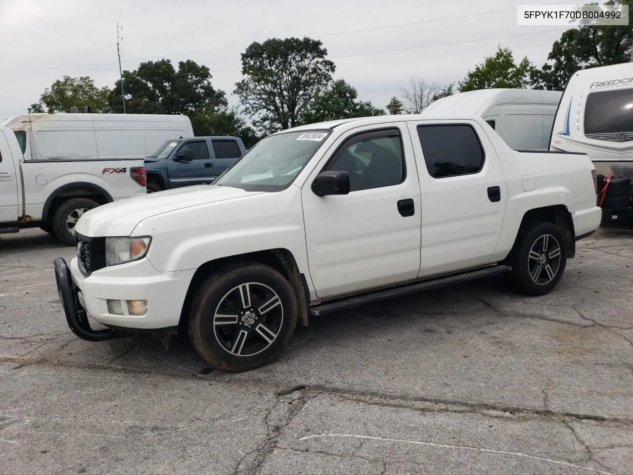 2013 Honda Ridgeline Sport VIN: 5FPYK1F70DB004992 Lot: 69629834