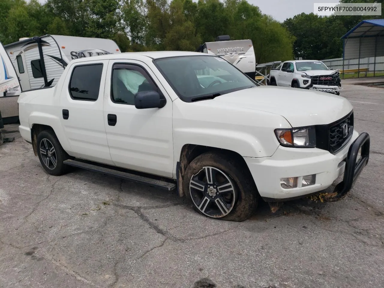 2013 Honda Ridgeline Sport VIN: 5FPYK1F70DB004992 Lot: 69629834