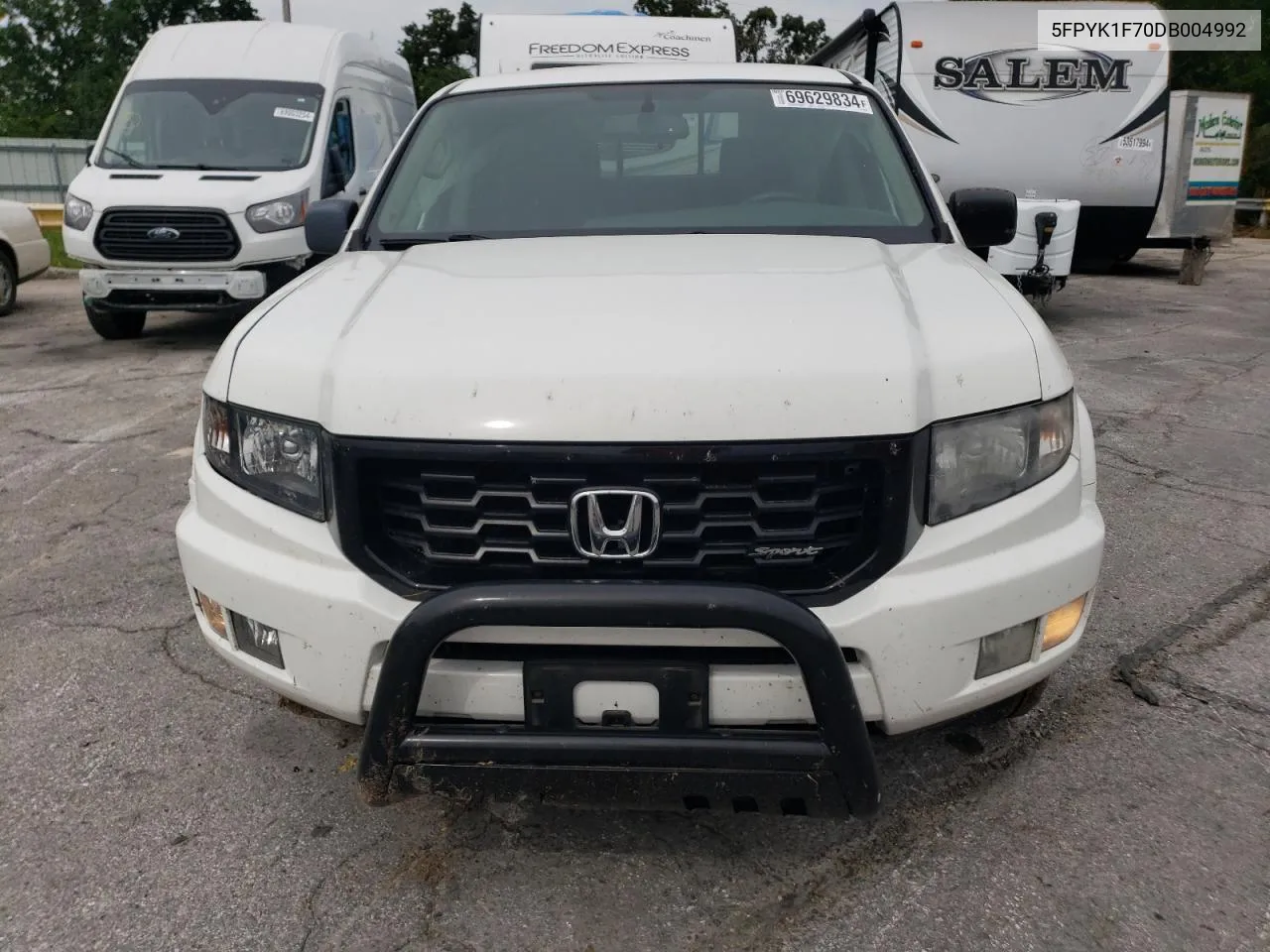 2013 Honda Ridgeline Sport VIN: 5FPYK1F70DB004992 Lot: 69629834