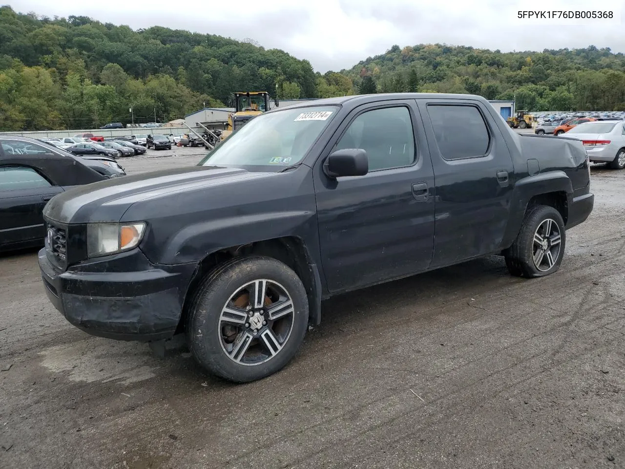 2013 Honda Ridgeline Sport VIN: 5FPYK1F76DB005368 Lot: 73312714