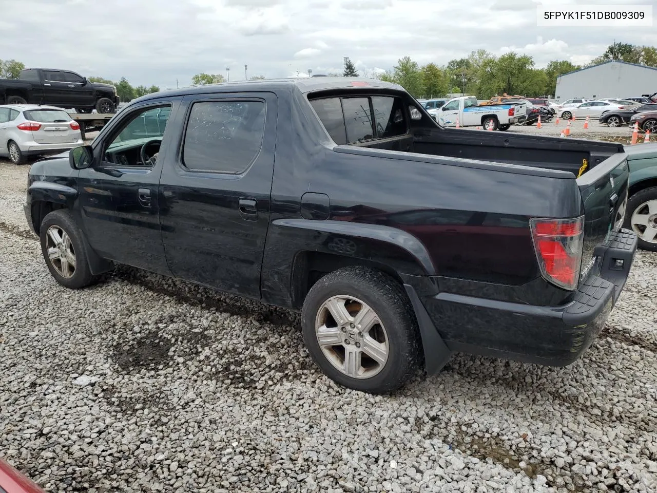 2013 Honda Ridgeline Rtl VIN: 5FPYK1F51DB009309 Lot: 73679424