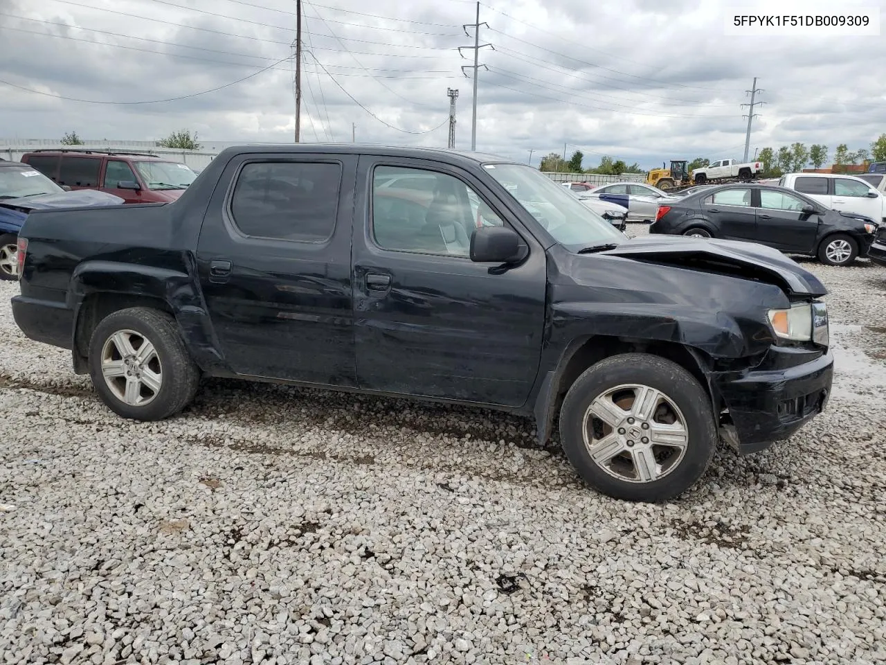 2013 Honda Ridgeline Rtl VIN: 5FPYK1F51DB009309 Lot: 73679424