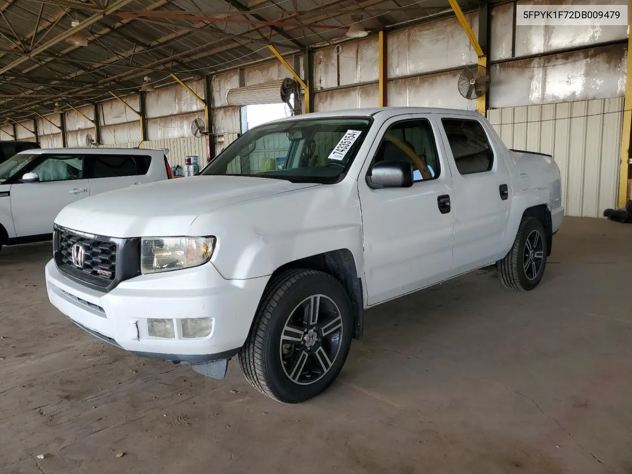 2013 Honda Ridgeline Sport VIN: 5FPYK1F72DB009479 Lot: 74335154