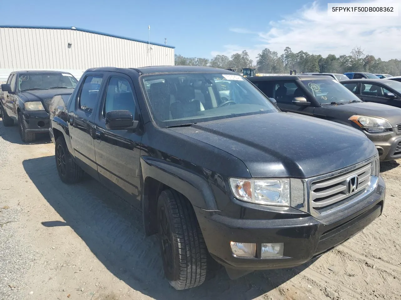 2013 Honda Ridgeline Rtl VIN: 5FPYK1F50DB008362 Lot: 75137854