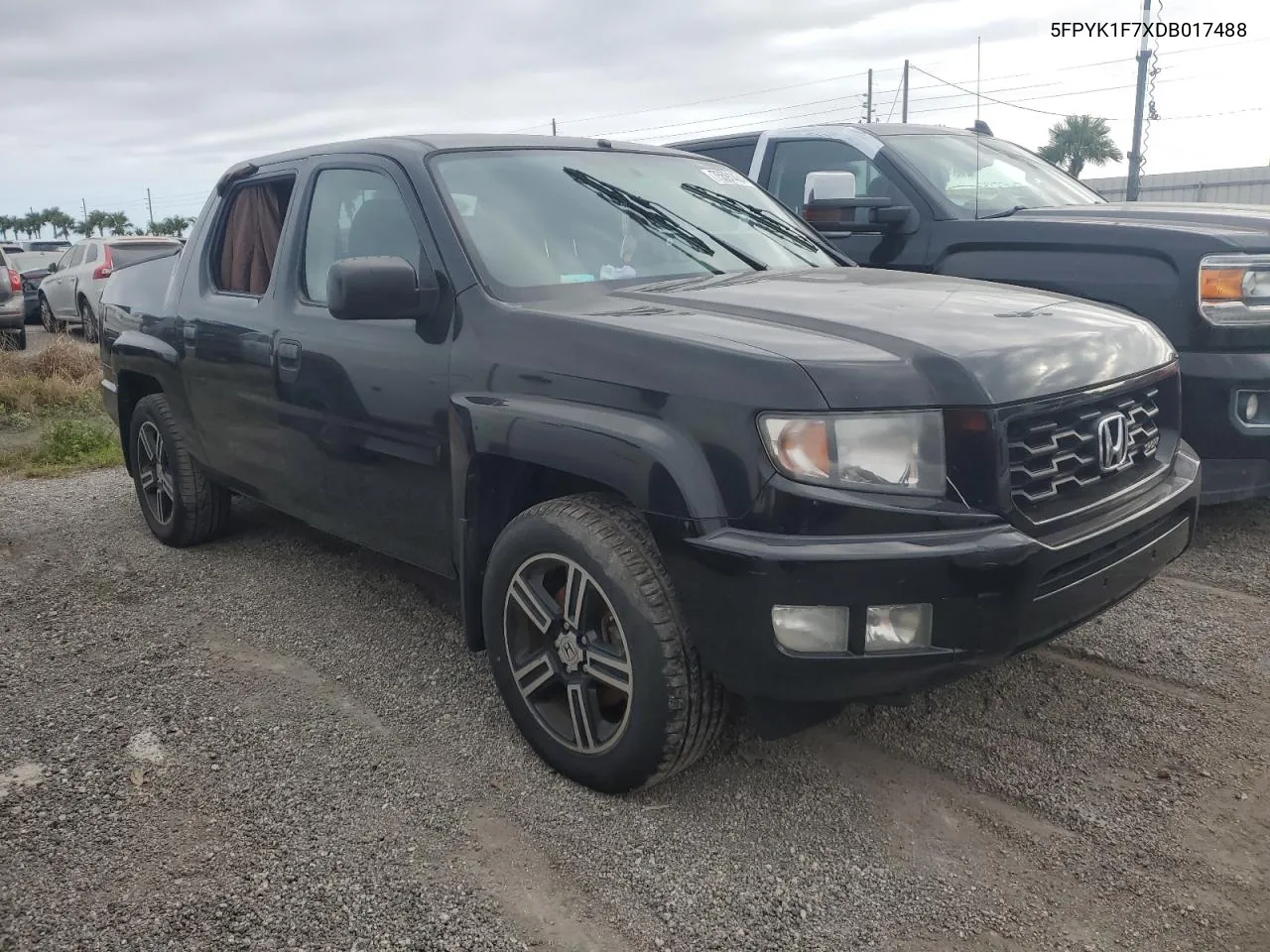 2013 Honda Ridgeline Sport VIN: 5FPYK1F7XDB017488 Lot: 75591434