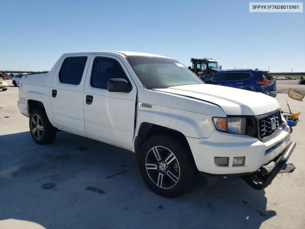 2013 Honda Ridgeline Sport VIN: 5FPYK1F76DB015981 Lot: 75883614