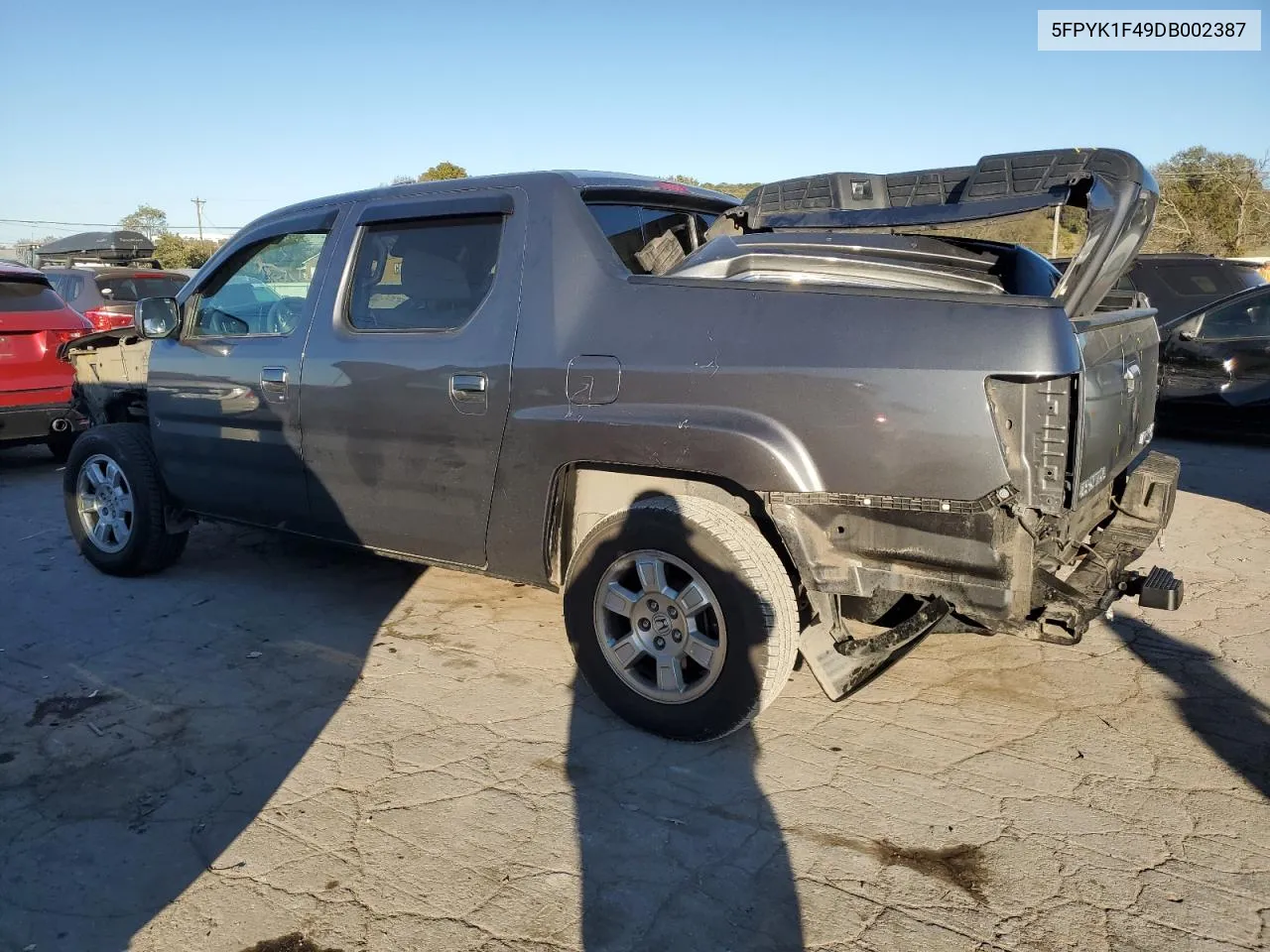 2013 Honda Ridgeline Rts VIN: 5FPYK1F49DB002387 Lot: 76256794