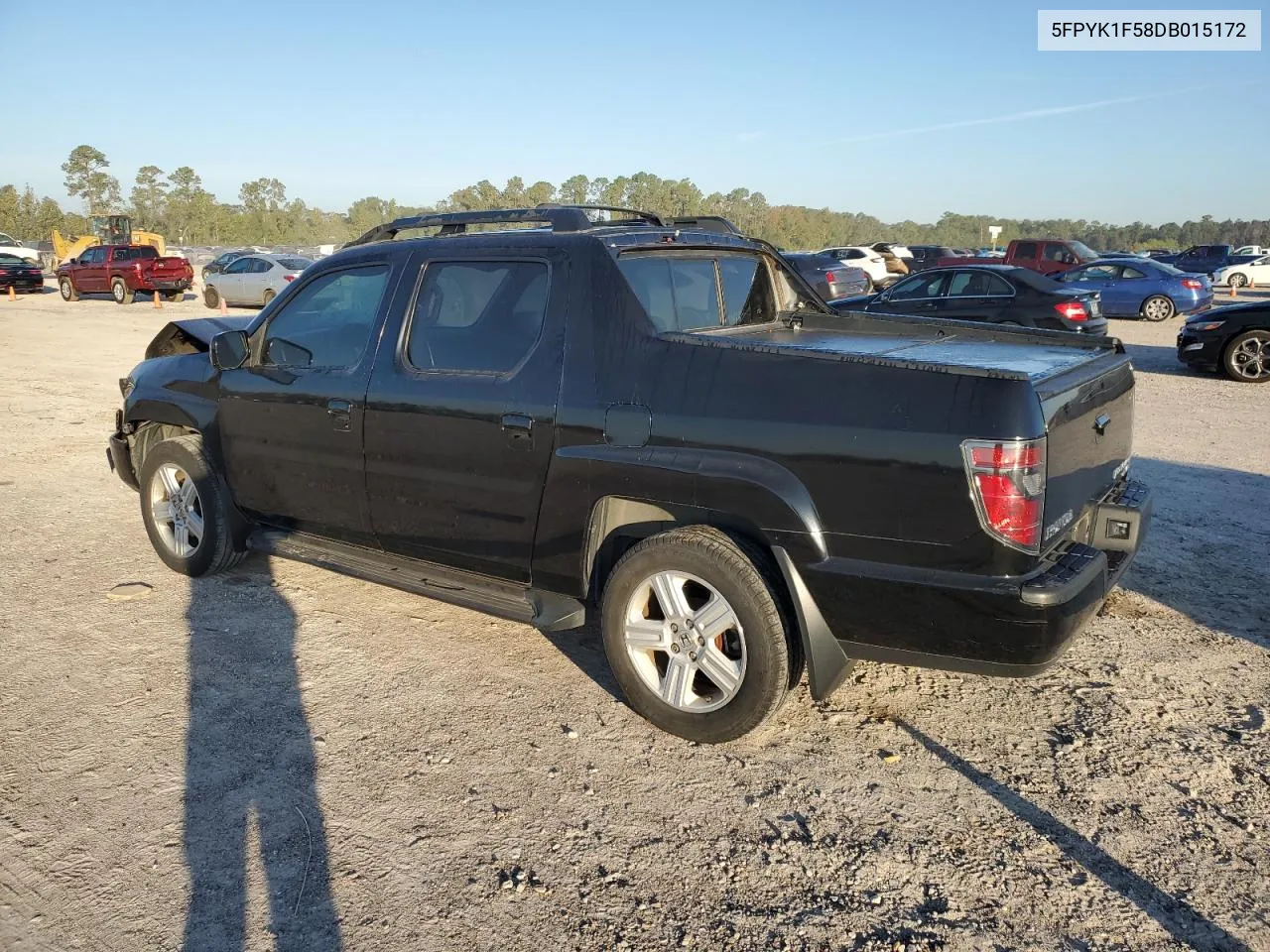 2013 Honda Ridgeline Rtl VIN: 5FPYK1F58DB015172 Lot: 80645324