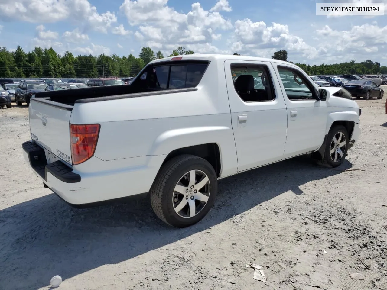 2014 Honda Ridgeline Rtl-S VIN: 5FPYK1F69EB010394 Lot: 59587324