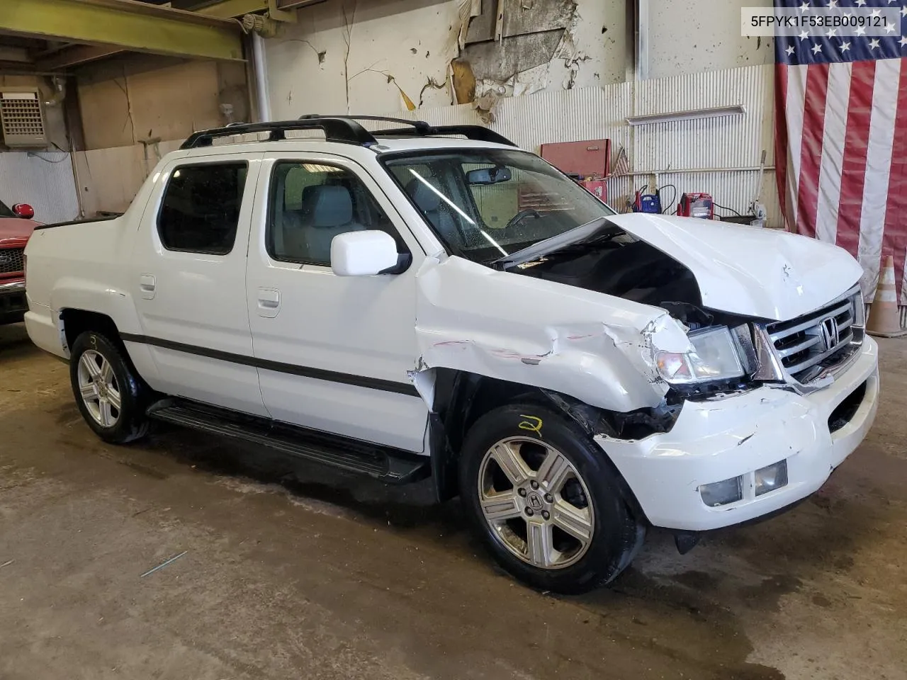 2014 Honda Ridgeline Rtl VIN: 5FPYK1F53EB009121 Lot: 62029614