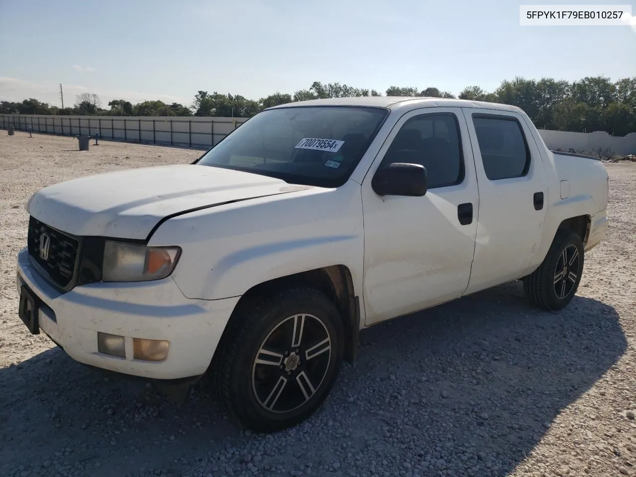 2014 Honda Ridgeline Sport VIN: 5FPYK1F79EB010257 Lot: 70079554