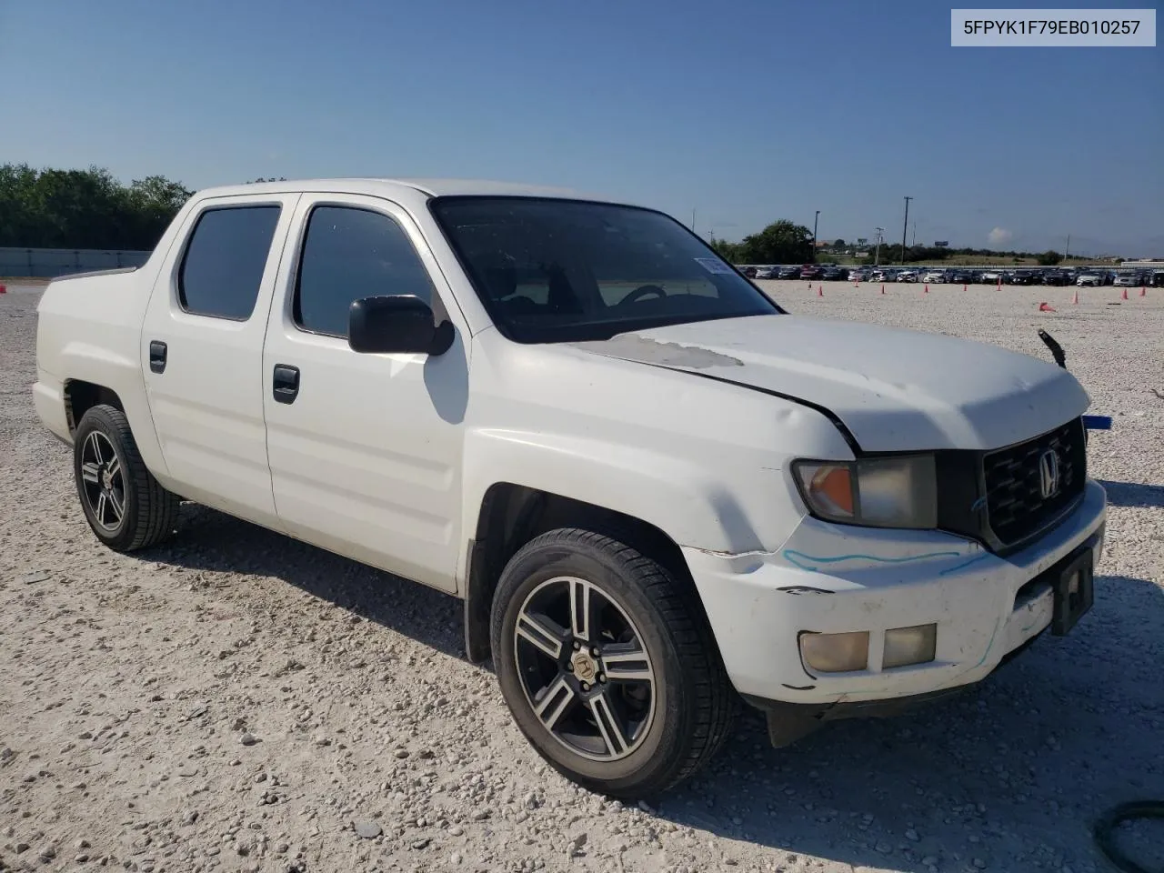 2014 Honda Ridgeline Sport VIN: 5FPYK1F79EB010257 Lot: 70079554