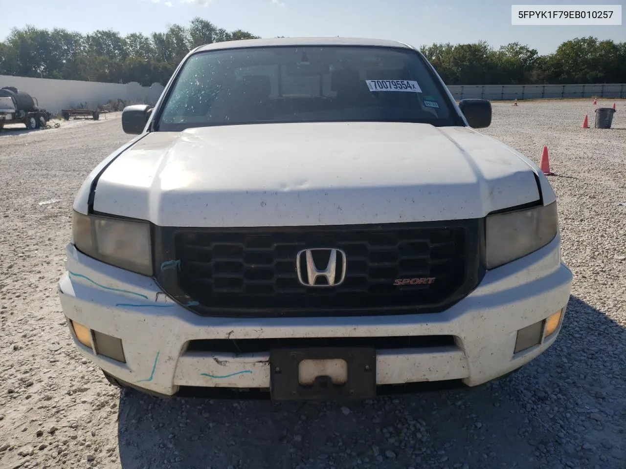 2014 Honda Ridgeline Sport VIN: 5FPYK1F79EB010257 Lot: 70079554