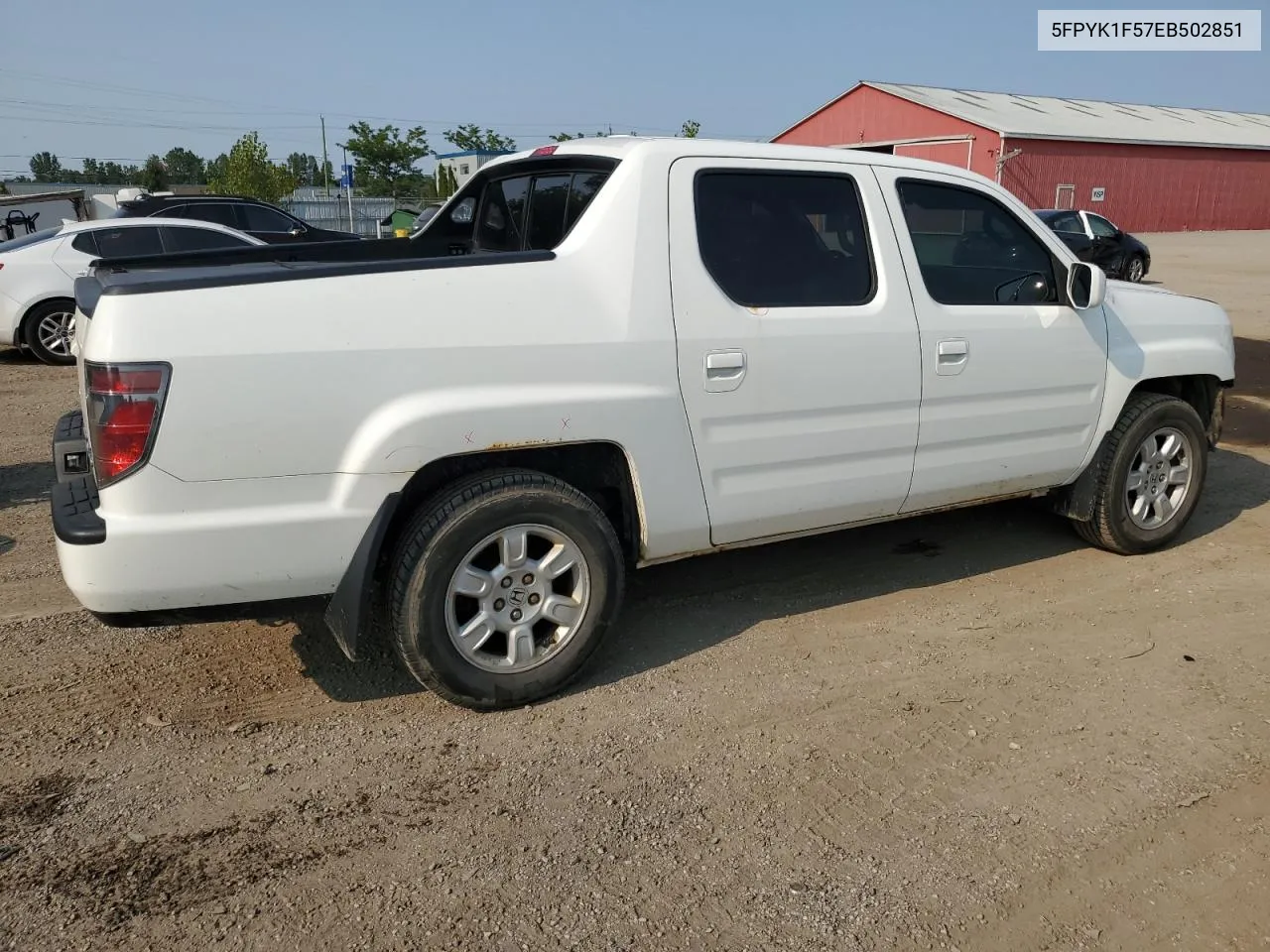 5FPYK1F57EB502851 2014 Honda Ridgeline Rtl