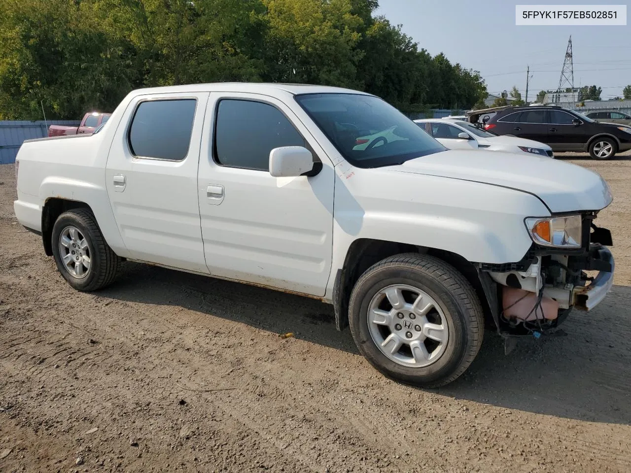 5FPYK1F57EB502851 2014 Honda Ridgeline Rtl