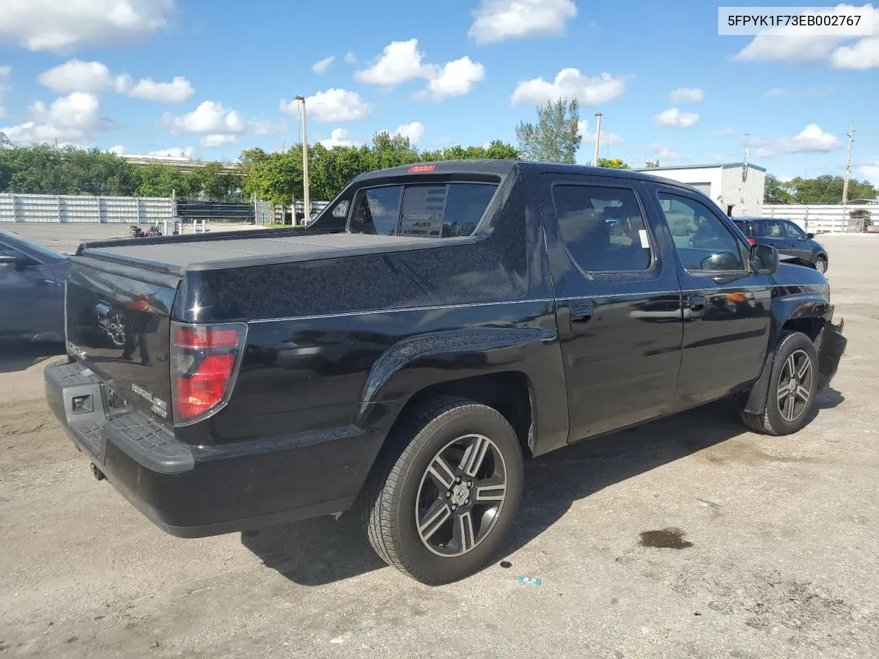 2014 Honda Ridgeline Sport VIN: 5FPYK1F73EB002767 Lot: 72799544