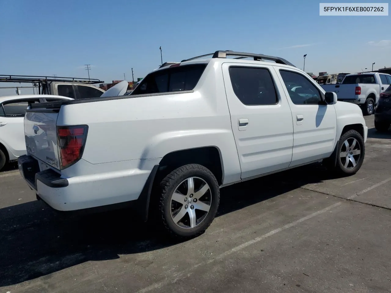 2014 Honda Ridgeline Rtl-S VIN: 5FPYK1F6XEB007262 Lot: 73846434