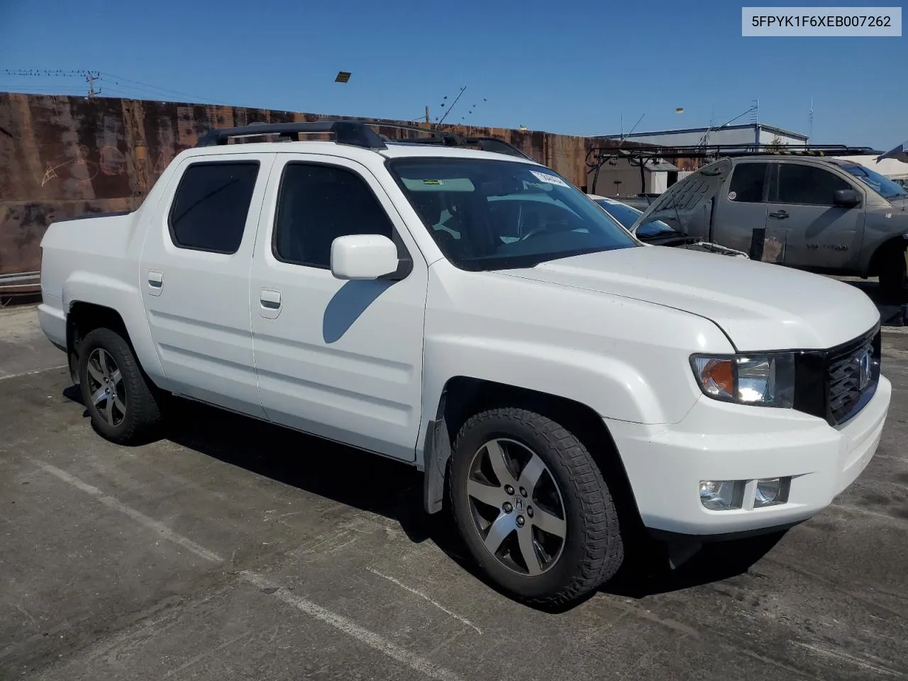 2014 Honda Ridgeline Rtl-S VIN: 5FPYK1F6XEB007262 Lot: 73846434