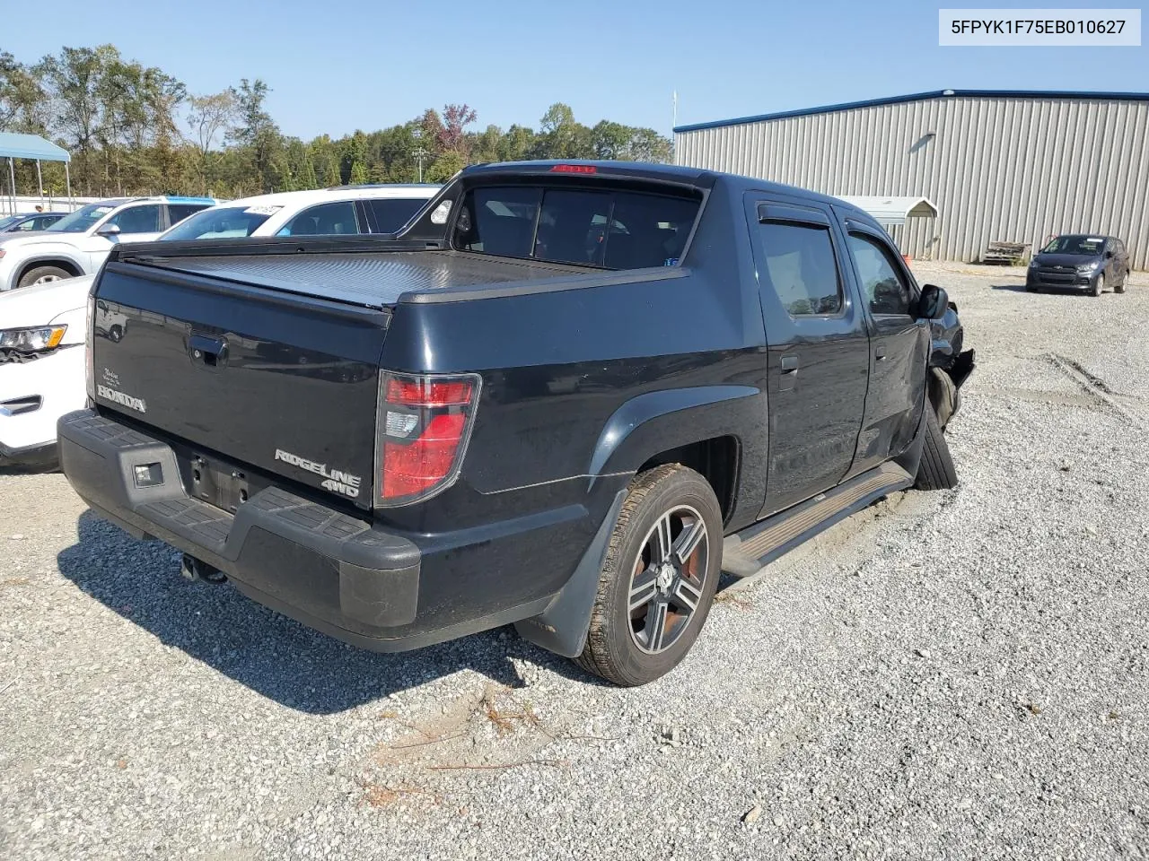 2014 Honda Ridgeline Sport VIN: 5FPYK1F75EB010627 Lot: 73995394