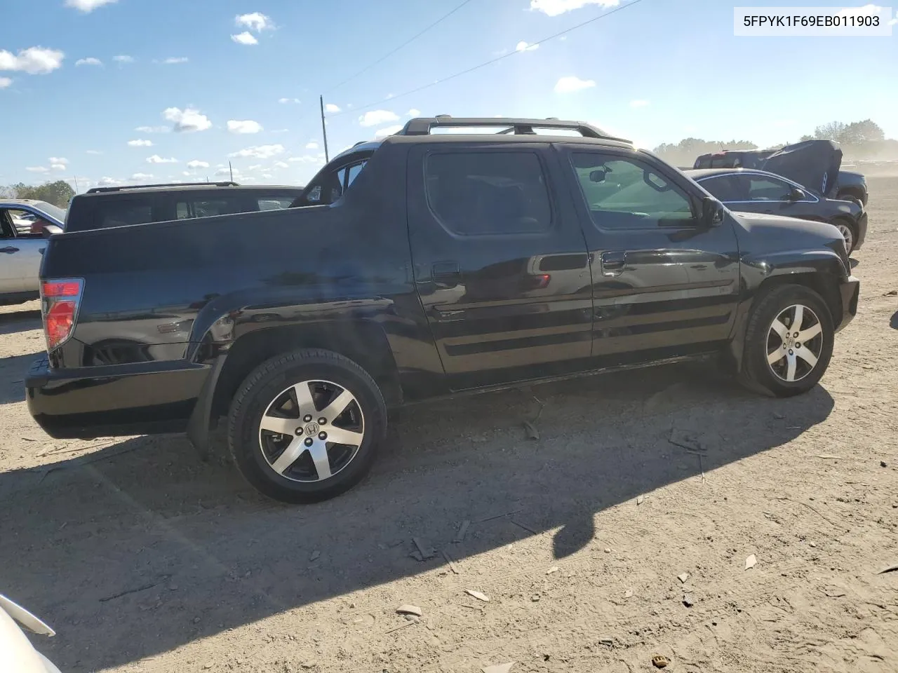 2014 Honda Ridgeline Rtl-S VIN: 5FPYK1F69EB011903 Lot: 74603374