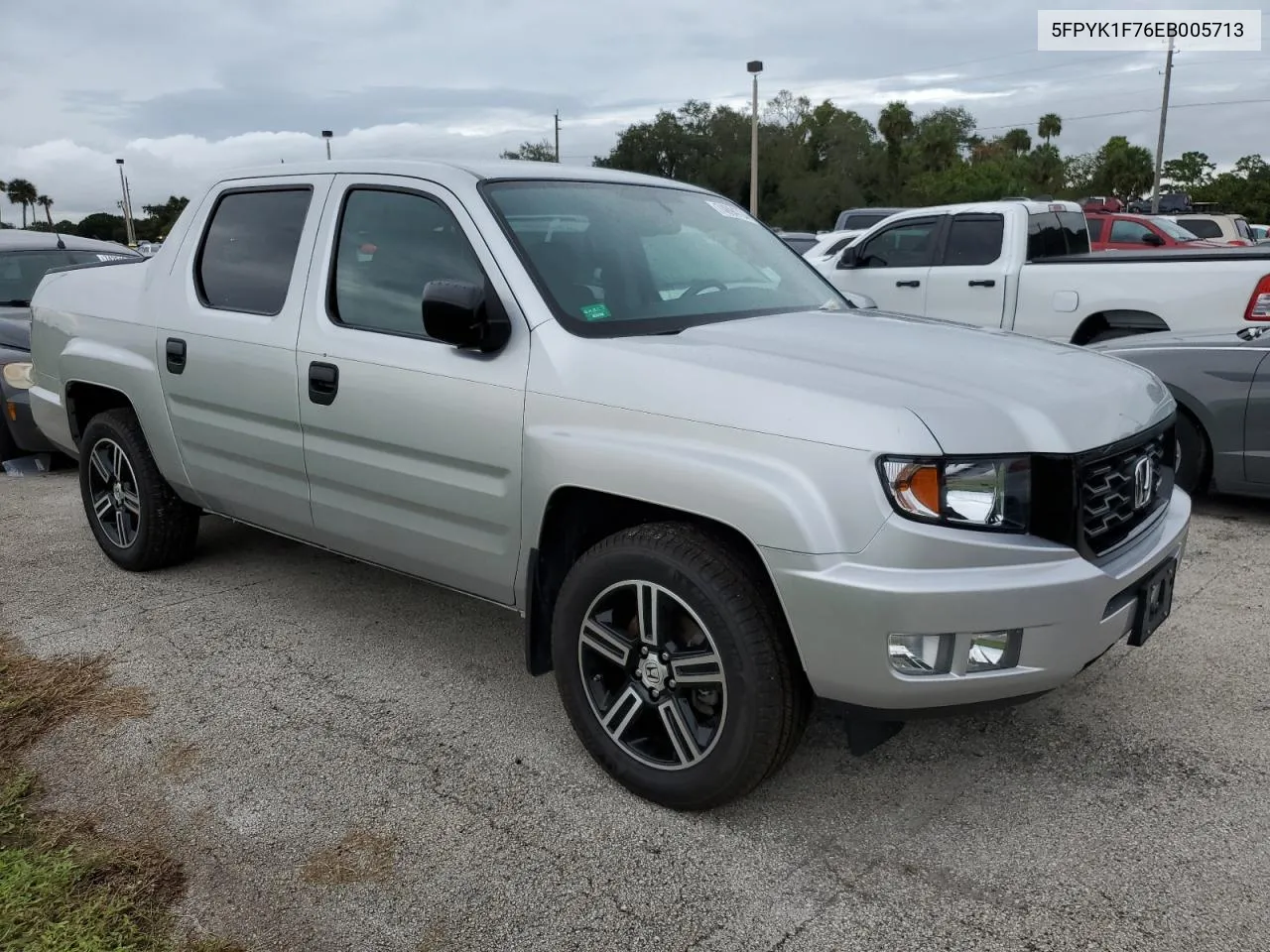 2014 Honda Ridgeline Sport VIN: 5FPYK1F76EB005713 Lot: 74694724