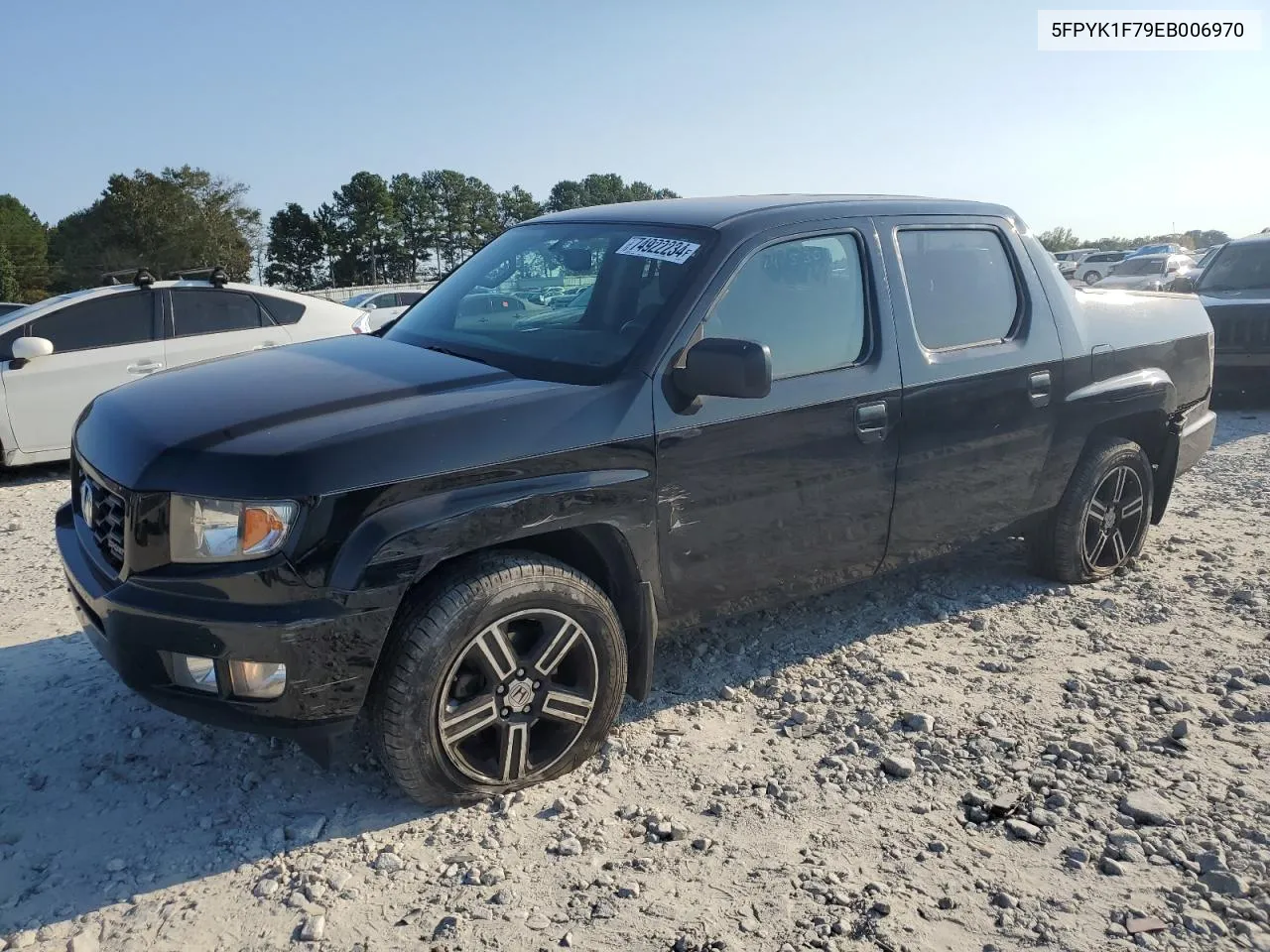 2014 Honda Ridgeline Sport VIN: 5FPYK1F79EB006970 Lot: 74922234