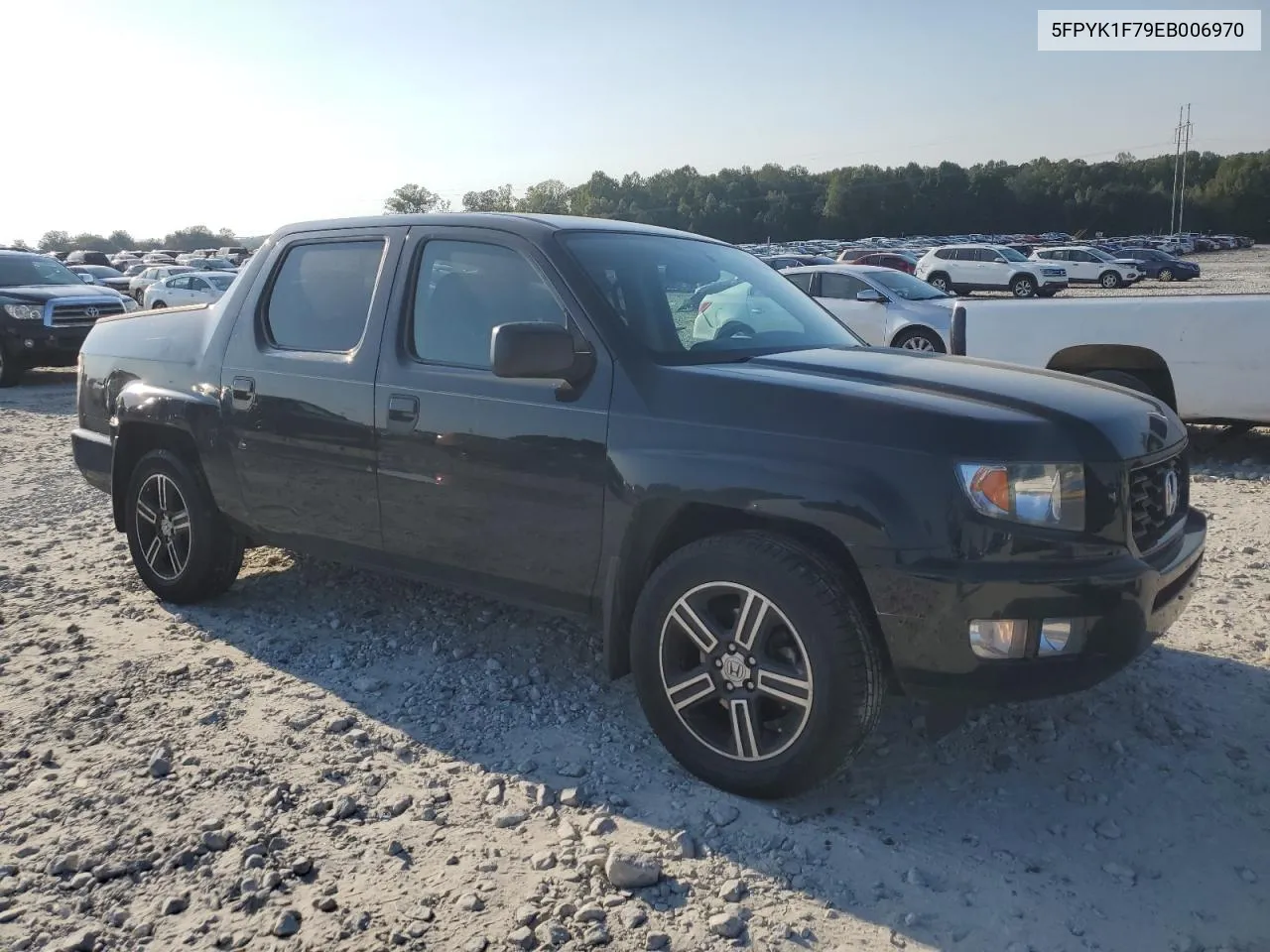 2014 Honda Ridgeline Sport VIN: 5FPYK1F79EB006970 Lot: 74922234