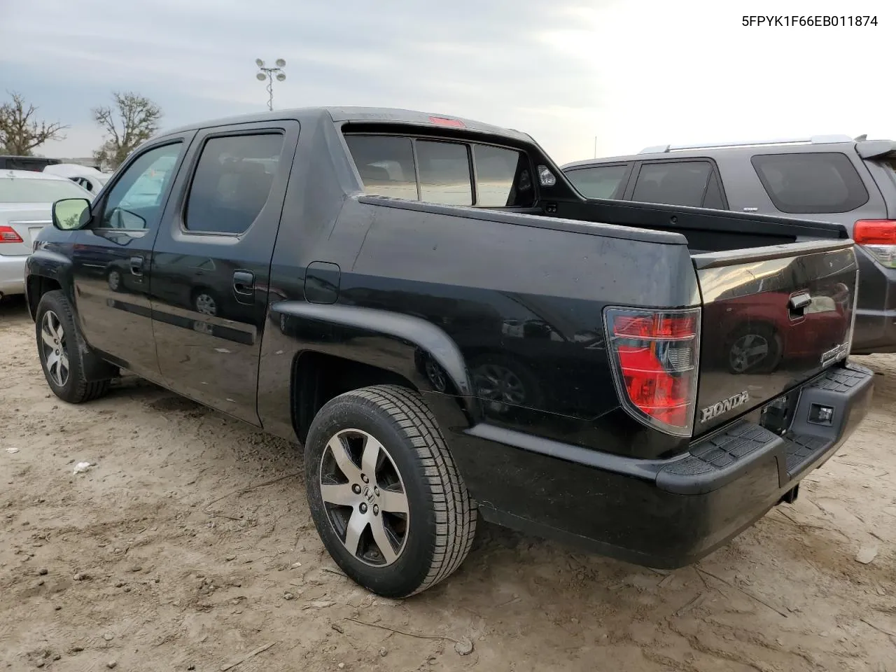 2014 Honda Ridgeline Rtl-S VIN: 5FPYK1F66EB011874 Lot: 75549604