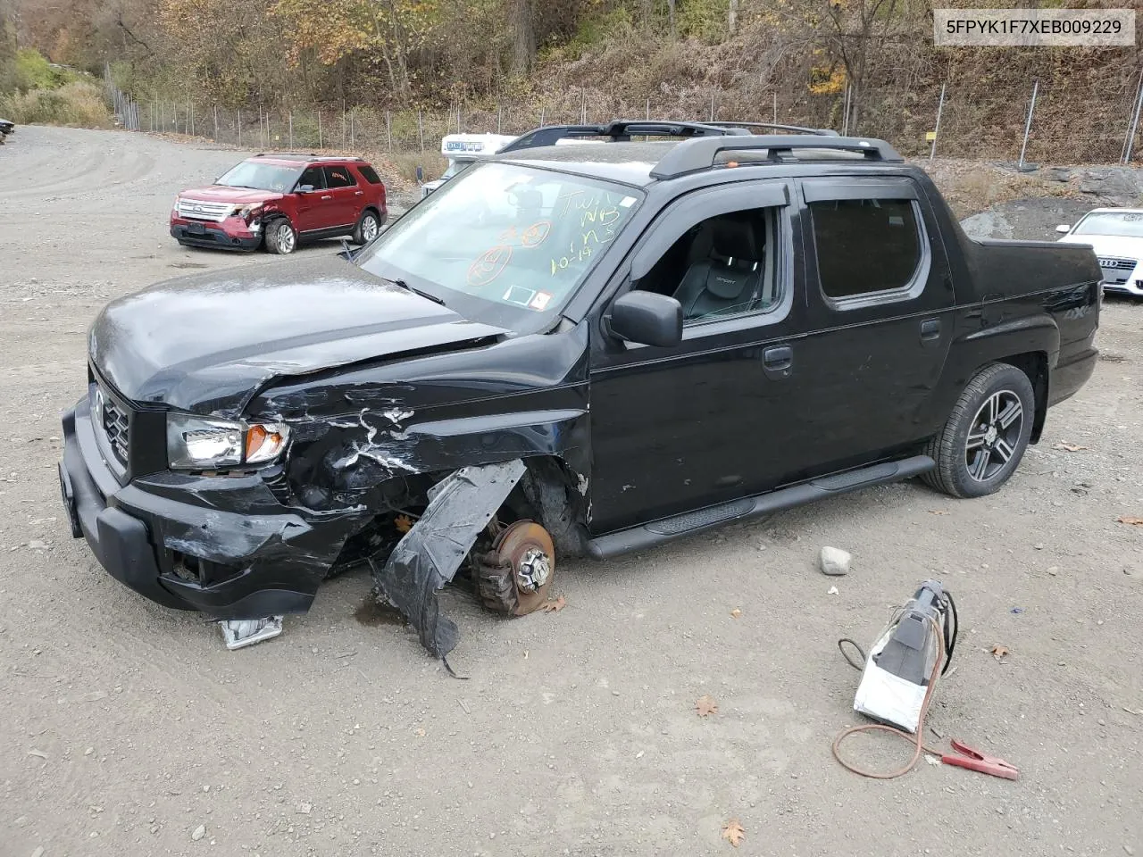 2014 Honda Ridgeline Sport VIN: 5FPYK1F7XEB009229 Lot: 77338144