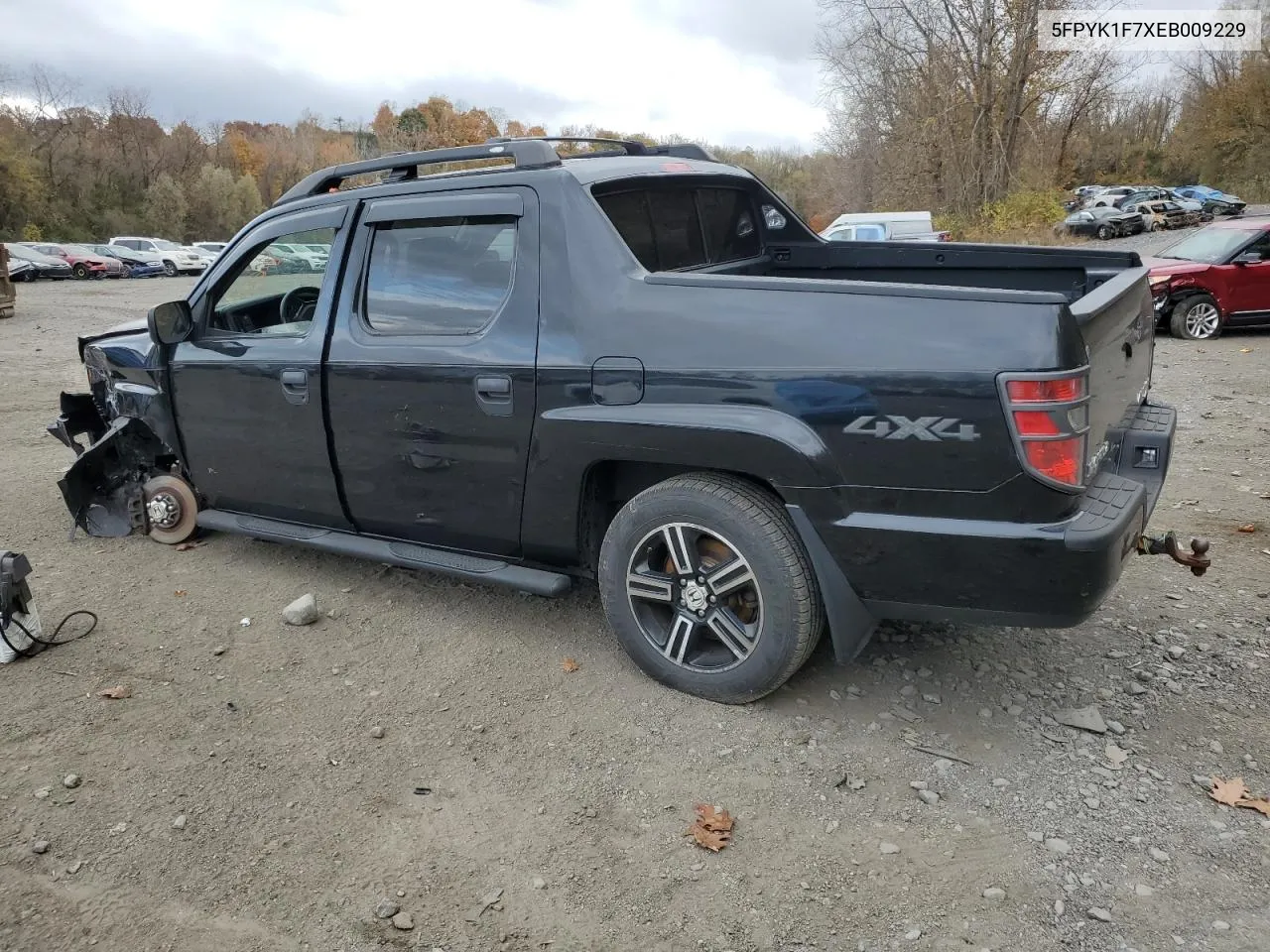 2014 Honda Ridgeline Sport VIN: 5FPYK1F7XEB009229 Lot: 77338144