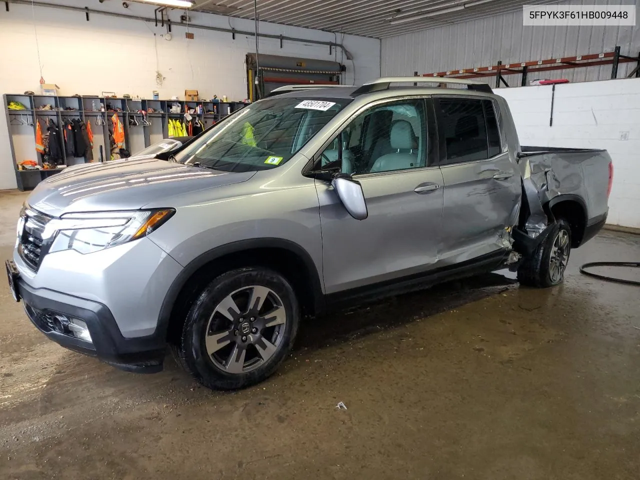 2017 Honda Ridgeline Rtl VIN: 5FPYK3F61HB009448 Lot: 48501704