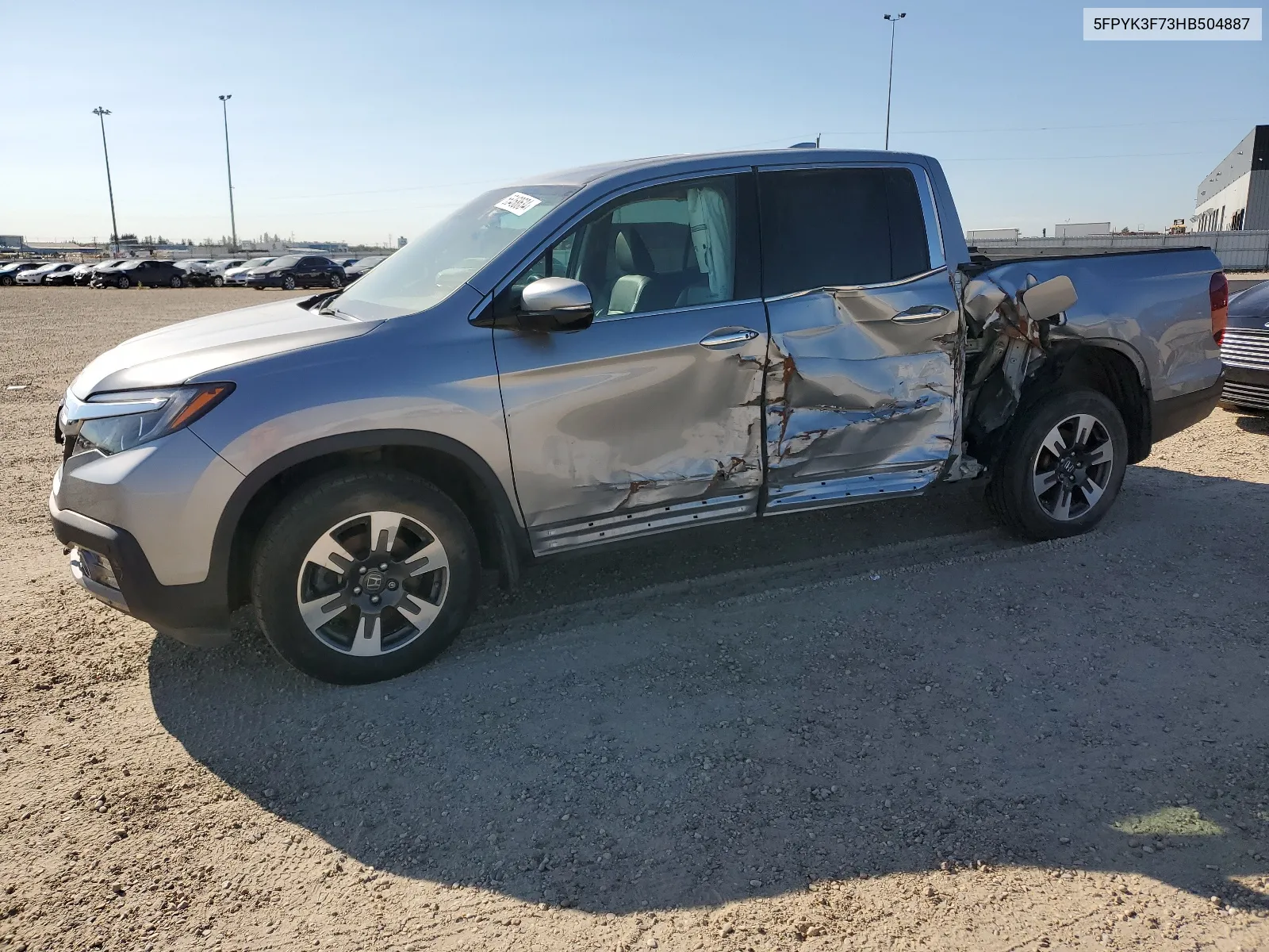 5FPYK3F73HB504887 2017 Honda Ridgeline Rtl