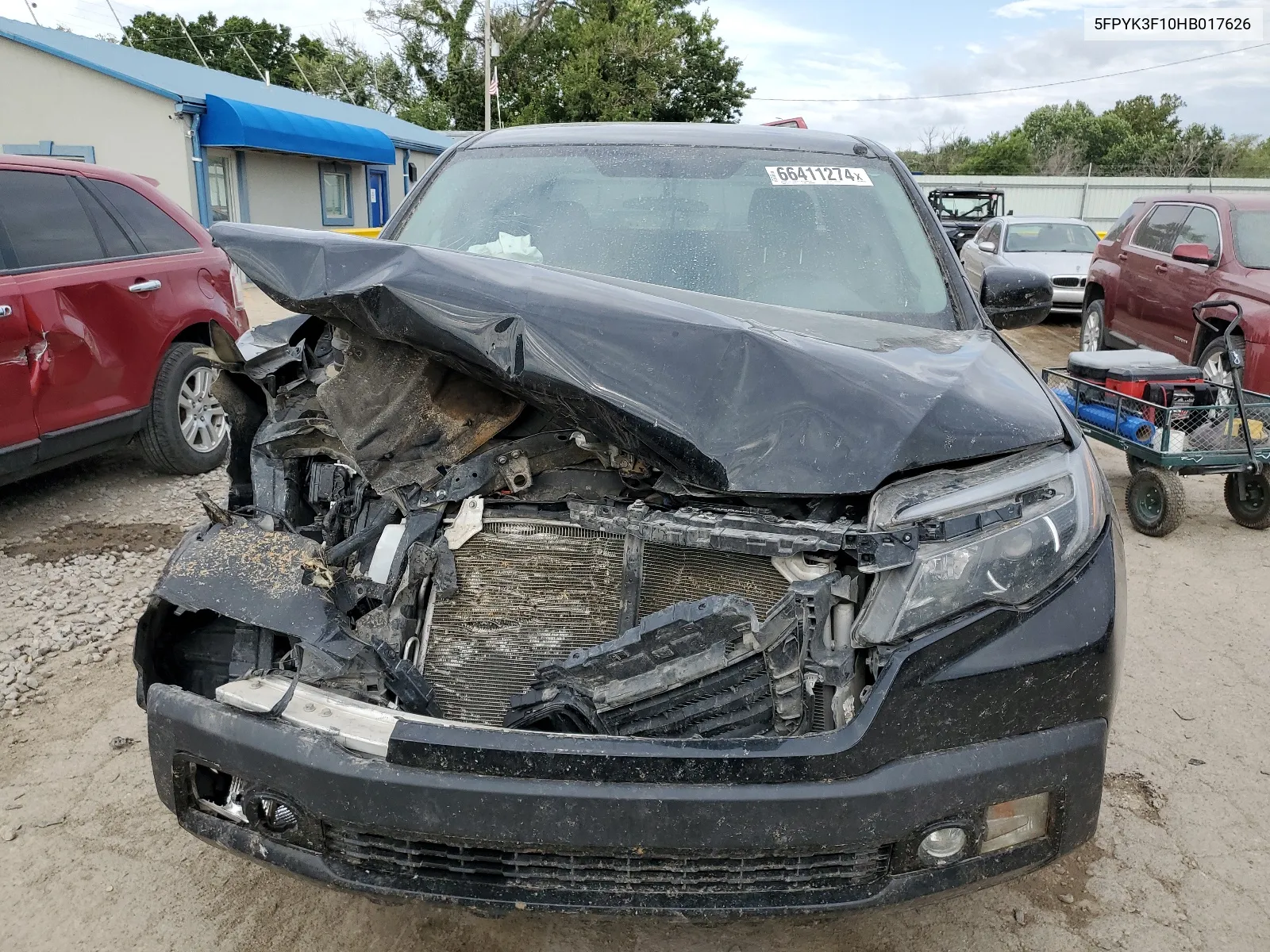 2017 Honda Ridgeline Sport VIN: 5FPYK3F10HB017626 Lot: 66411274