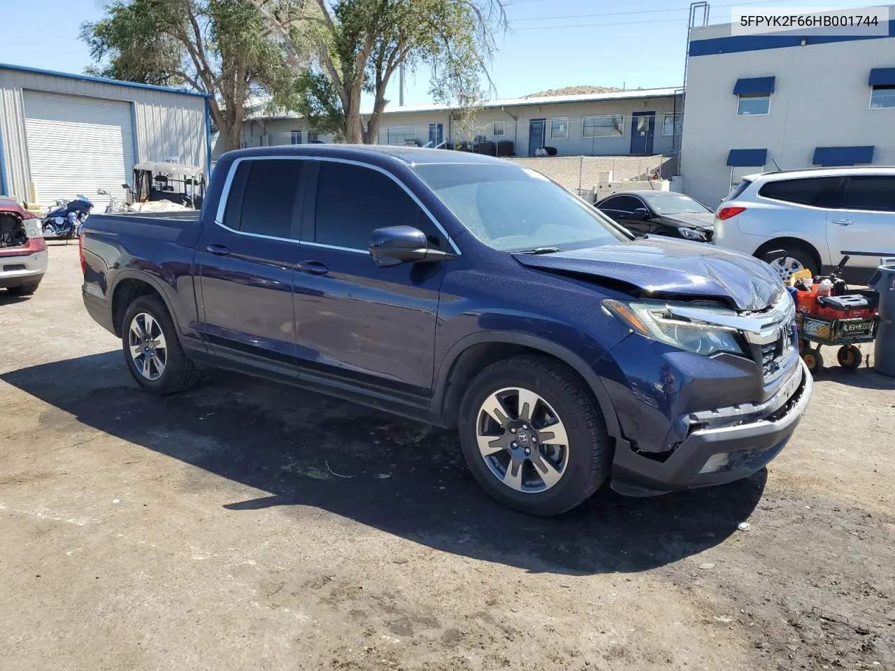 2017 Honda Ridgeline Rtl VIN: 5FPYK2F66HB001744 Lot: 68239274