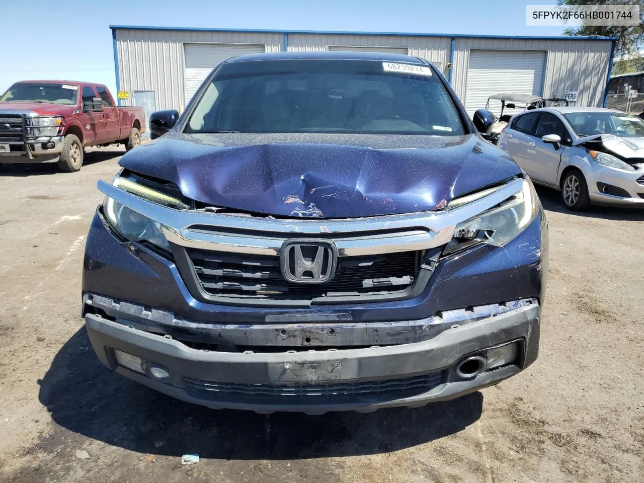 2017 Honda Ridgeline Rtl VIN: 5FPYK2F66HB001744 Lot: 68239274