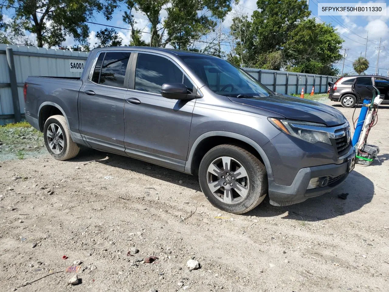 2017 Honda Ridgeline Rtl VIN: 5FPYK3F50HB011330 Lot: 69460954