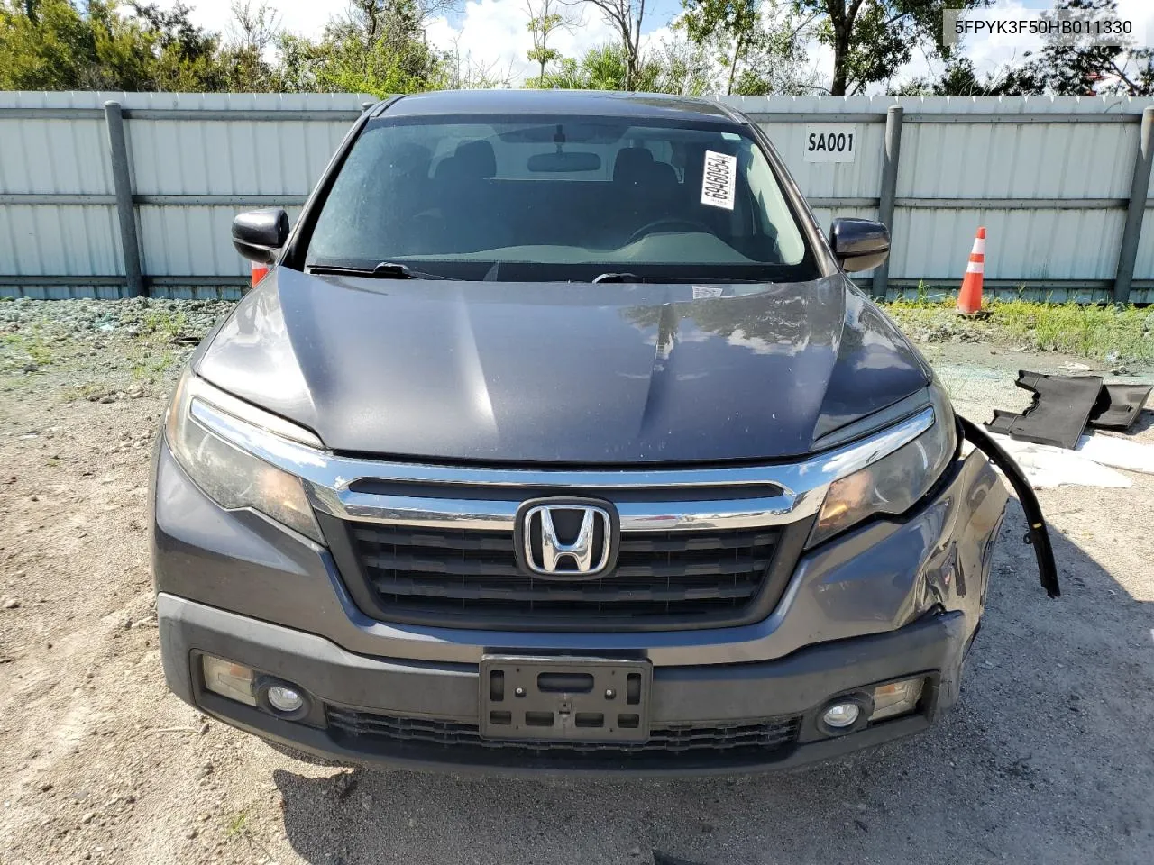 2017 Honda Ridgeline Rtl VIN: 5FPYK3F50HB011330 Lot: 69460954