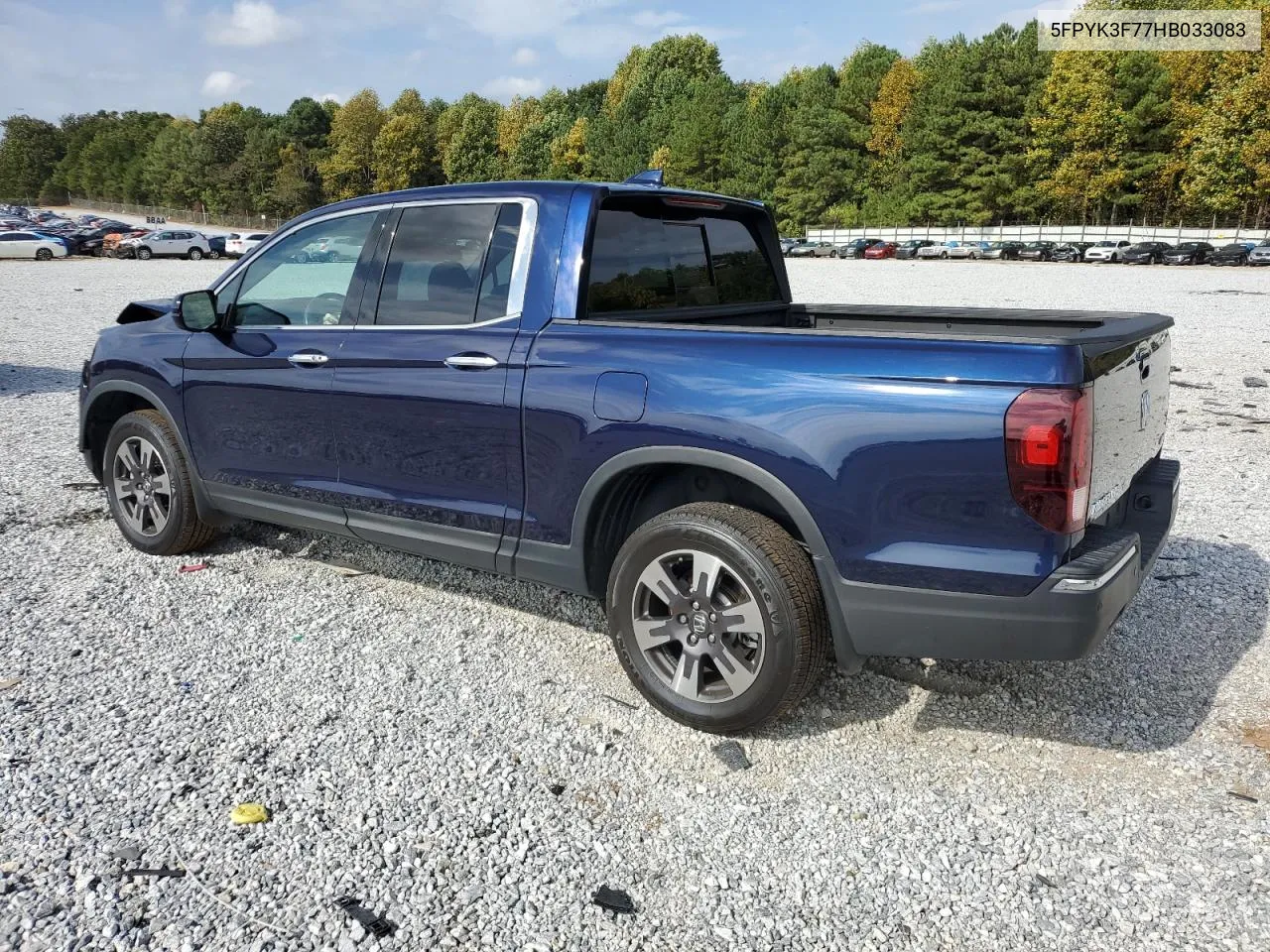 2017 Honda Ridgeline Rtl VIN: 5FPYK3F77HB033083 Lot: 70243444