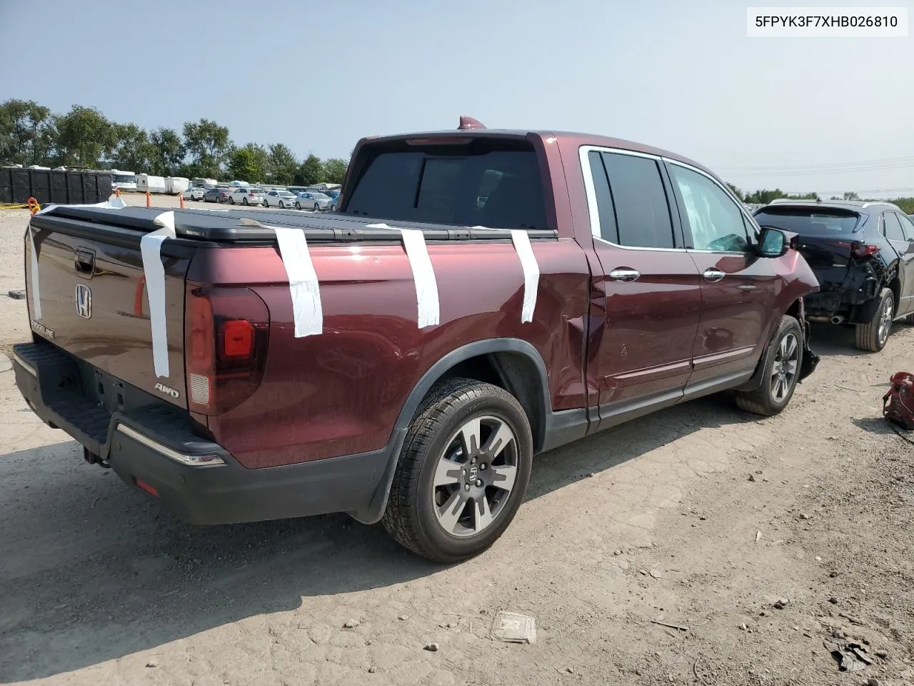 5FPYK3F7XHB026810 2017 Honda Ridgeline Rtl