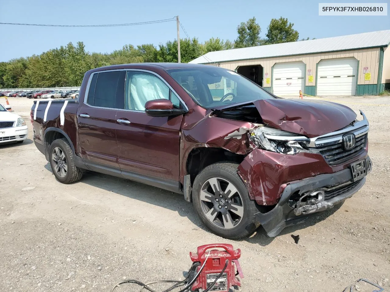 2017 Honda Ridgeline Rtl VIN: 5FPYK3F7XHB026810 Lot: 70774464