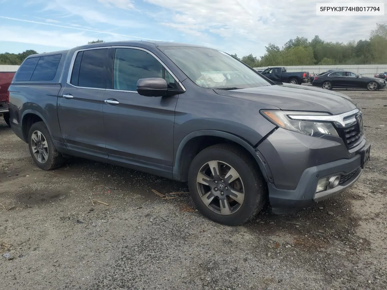 2017 Honda Ridgeline Rtl VIN: 5FPYK3F74HB017794 Lot: 70987074