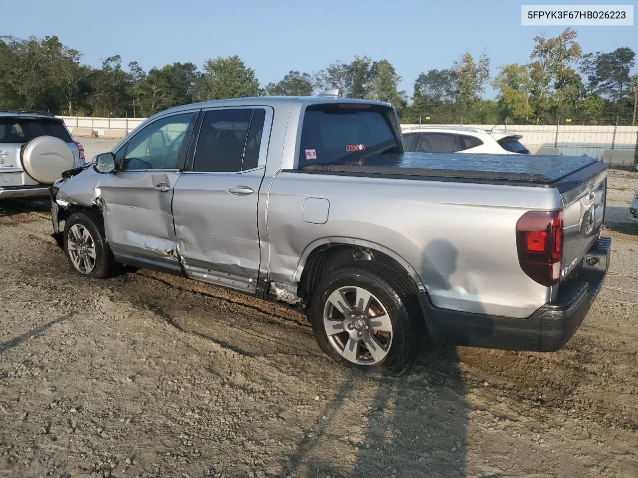 2017 Honda Ridgeline Rtl VIN: 5FPYK3F67HB026223 Lot: 71013414