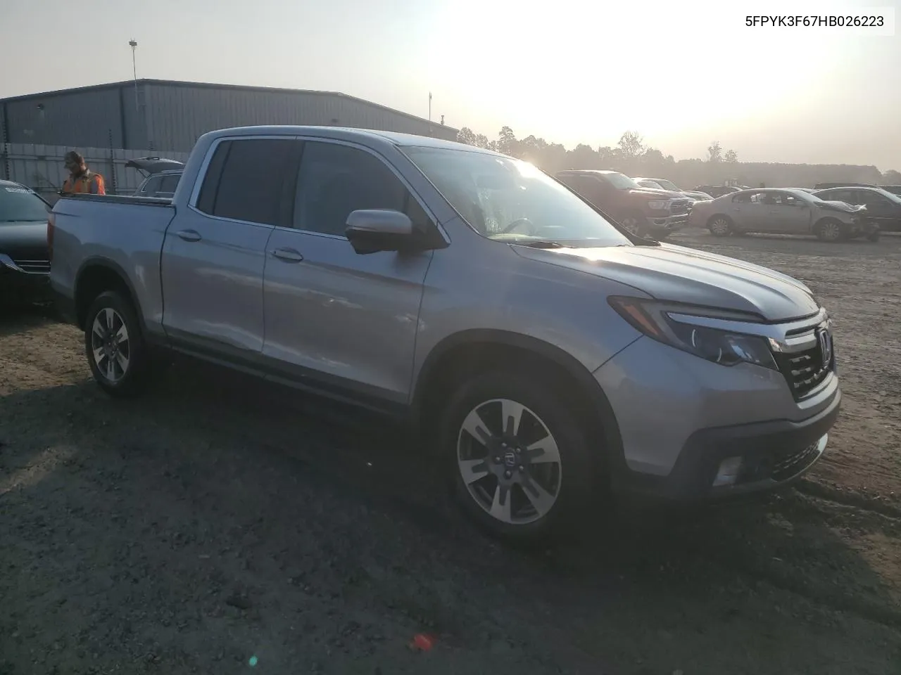 2017 Honda Ridgeline Rtl VIN: 5FPYK3F67HB026223 Lot: 71013414