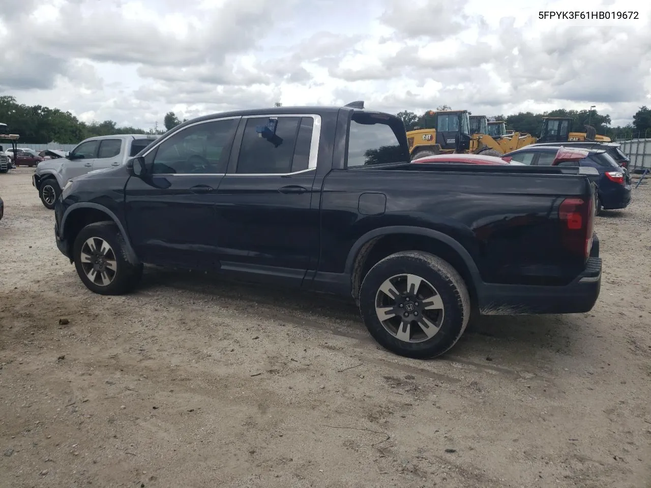 2017 Honda Ridgeline Rtl VIN: 5FPYK3F61HB019672 Lot: 71172654