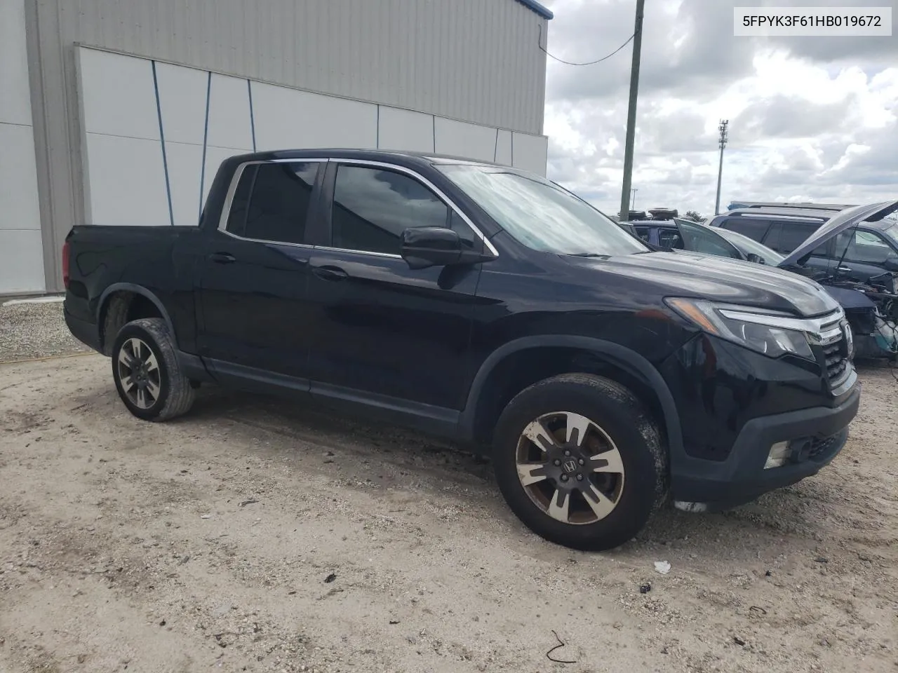 2017 Honda Ridgeline Rtl VIN: 5FPYK3F61HB019672 Lot: 71172654