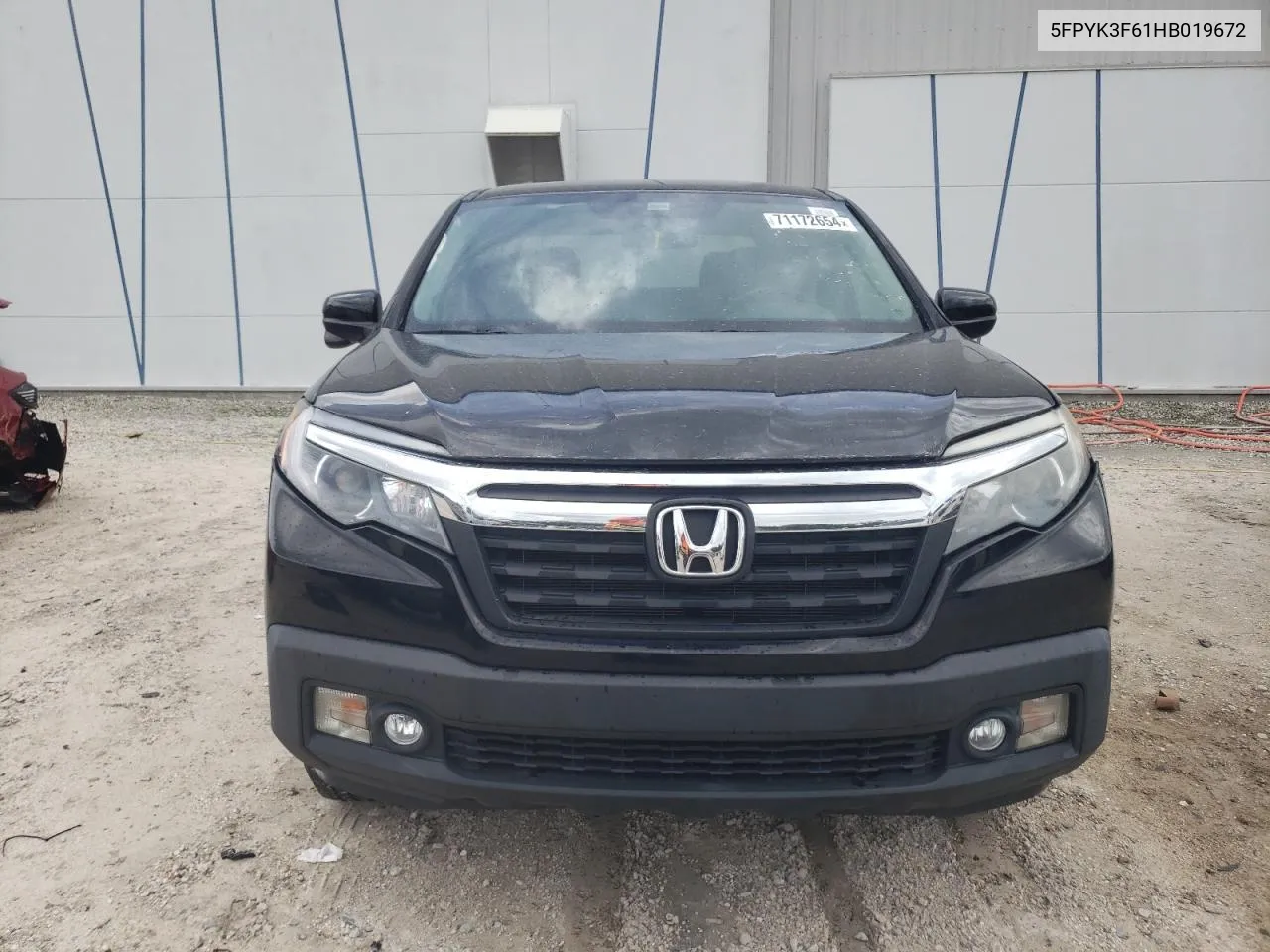 2017 Honda Ridgeline Rtl VIN: 5FPYK3F61HB019672 Lot: 71172654