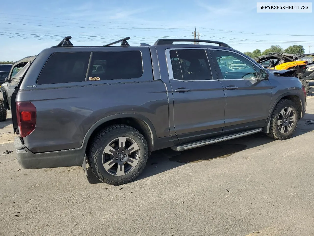 2017 Honda Ridgeline Rtl VIN: 5FPYK3F6XHB011733 Lot: 71422734