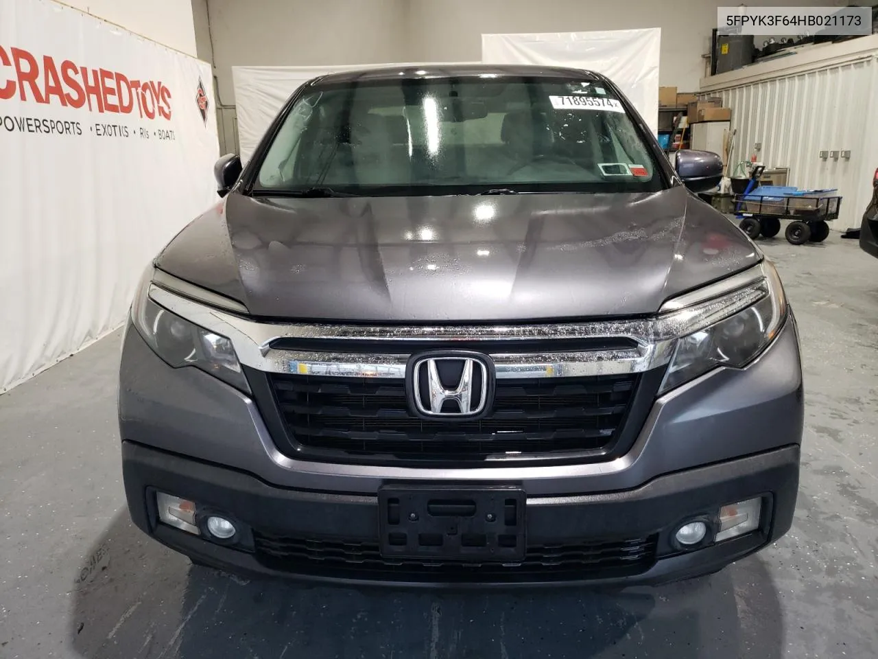 2017 Honda Ridgeline Rtl VIN: 5FPYK3F64HB021173 Lot: 71895574