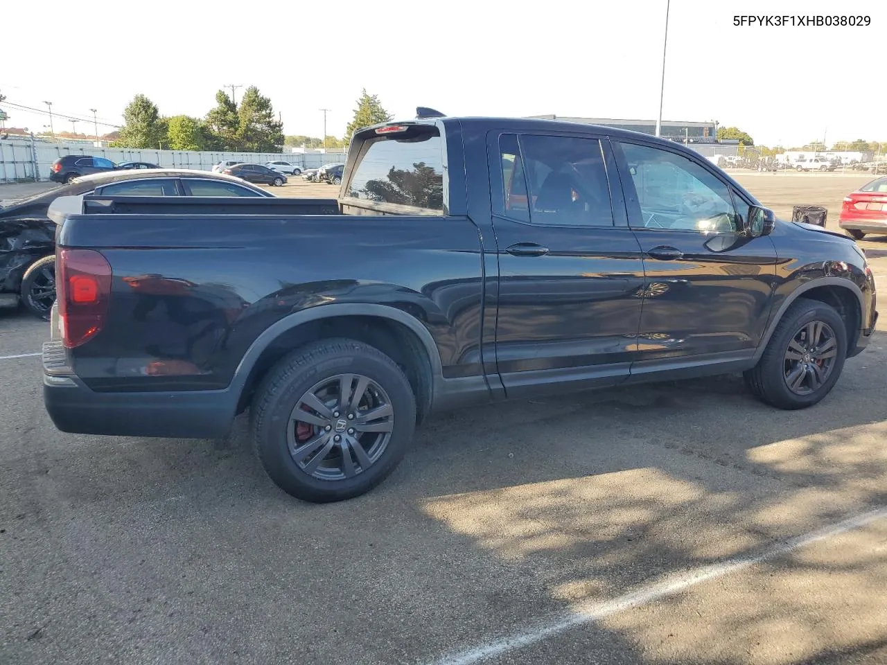 2017 Honda Ridgeline Sport VIN: 5FPYK3F1XHB038029 Lot: 72169264